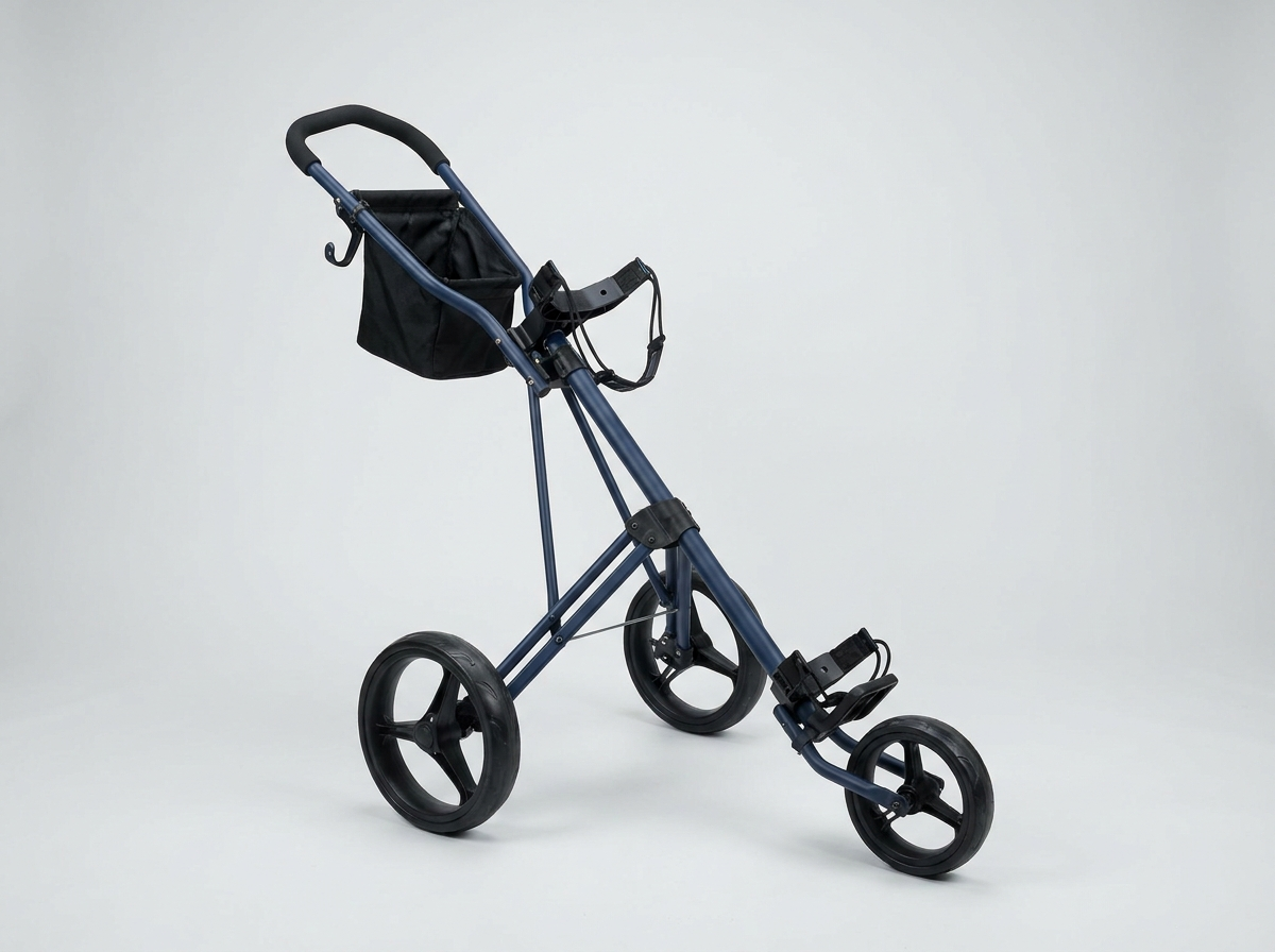 Disc golf push carts